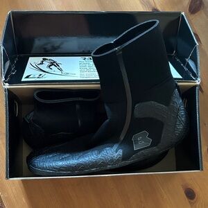 Men's Buell Ninja Black Surf Booties - Size 13